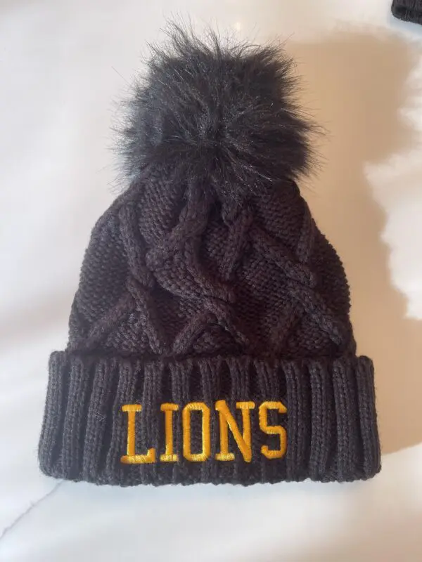 Lions Pom Beanie